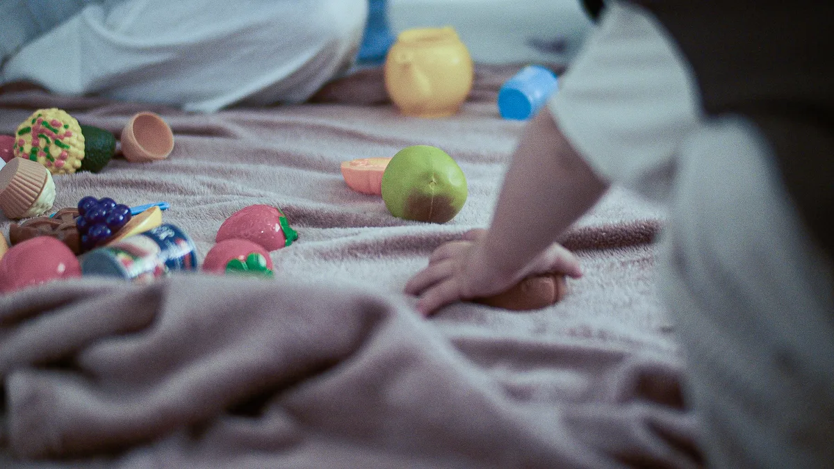 Sensory play materials in the Wild Springs therapy room